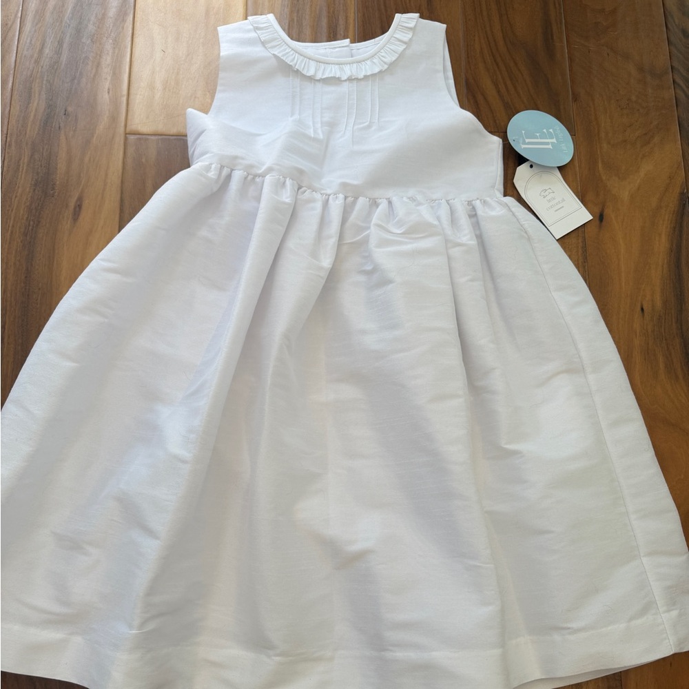 Little English white formal dress